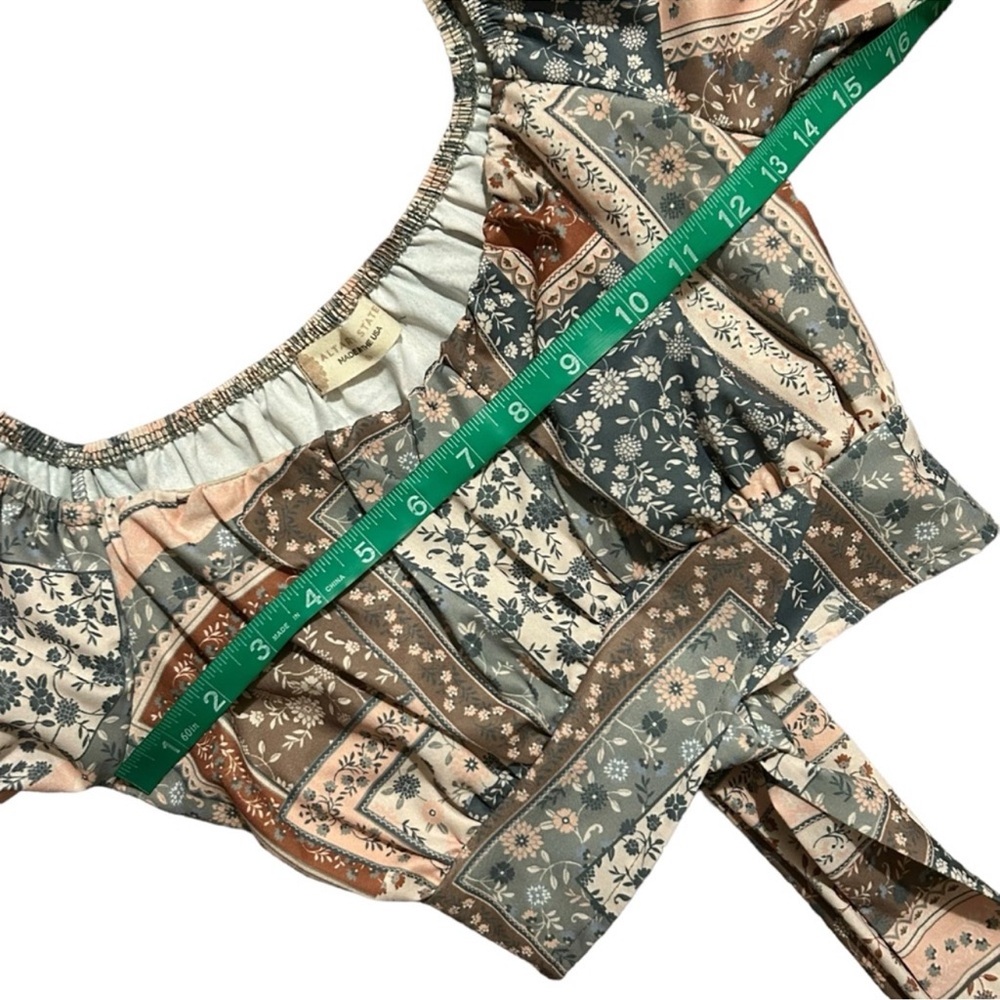 ALTAR'D STATE NWT Boho Patchwork Balloon Sleeve T… - image 11